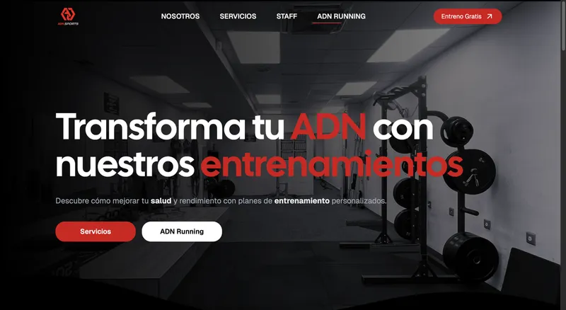 Miniatura del proyecto ADN Sports Web